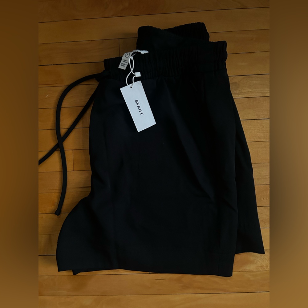 SPANX Women's High-Waist Black Shorts